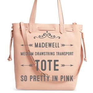 Madewell medium drawstring Transport tote